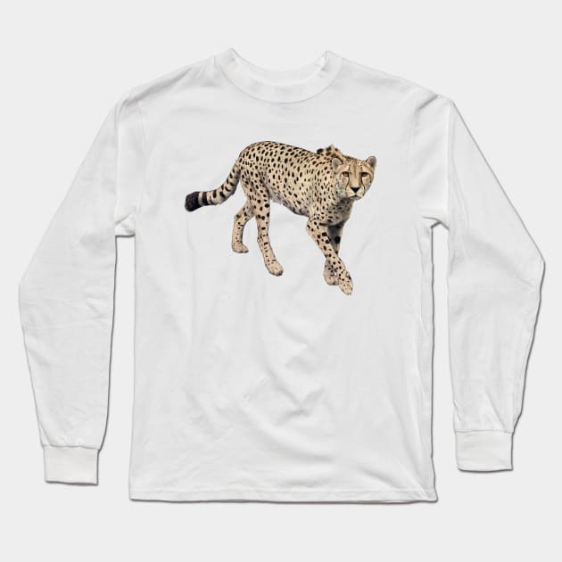 Cheetah Long Sleeve T-Shirt by Atarial